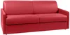 Vente-unique - CALIFE Sofa Kunstleder Rot - B 223 cm94 cm x H 97 cm x L 190 cm Bild 2