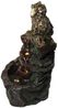 Arnusa Gartenbrunnen Springbrunnen Eule mit LED Beleuchtung 51 cm, 40,00 cm Breite, für den Innen und Außenbereich Bild 3