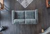 Sofa Ledersofa GIGANT 4 Sitzer Leder nobile anthrazit 86 x 148 x 295 cm Bild 4
