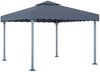 vidaXL Pavillon mit LED-Lichterkette, Metall/Stoff Anthrazit, 300x300 cm Bild 3