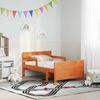 vidaXL Bettrahmen mit ausziehbarem Matratze Braun 80 x 200 cm 3385960 Bild 3