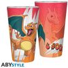 POKEMON - Large Glass Premium - 400ml - Charizard Bild 2
