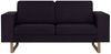 vidaXL 2-Sitzer-Sofa Stoff Schwarz [281389] Bild 3