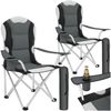 tectake Campingstuhl 2er Set Campingstuhl (2er Set, 2 St), faltbar, gepolstert Bild 4