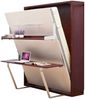 Schreibtisch Regal Bett 2in1 Funktions Schrankbett Möbel Tisch Wandbett Betten Bild 2