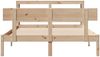 vidaXL Massivholzbett ohne Matratze 140x190 cm Kiefernholz 3305792 Bild 4
