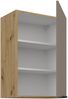 Küchen Hängeschrank 50 cm ARIA Sandgrau ultra matt + Eiche Artisan matt, hochwertige Fronten mit Anti Fingerprint Beschichtung Küchenzeile Küchenblock Bild 3