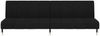 vidaXL Schlafsofa 2-Sitzer Schwarz Samt 375880 Bild 5