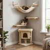 Relaxdays Kratzbaum mit Höhle & Aussichtsplattform Bild 5