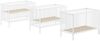Babybett >Dino< in Buche Weiß, Massivholz - 124,4x84,4x65,4cm (BxHxT) Bild 3