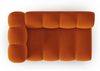 Micadoni Modulares Sofa Lupine 2-Sitzer Links Samtstoff Salvador Terrakotta Bild 4