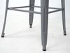 Stehtisch HWC-A73, Bistrotisch Bartisch, Metall Industriedesign 105x60x60cm ~ grau Bild 5
