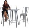 Stehtisch HWC-A73, Bistrotisch Bartisch, Metall Industriedesign 105x60x60cm ~ grau Bild 2