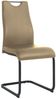 Polyurethan Metall Stuhl 42 x 98 x 56 cm Braun Schwarz Bild 2