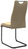 Polyurethan Metall Stuhl 42 x 98 x 56 cm Braun Schwarz Bild 5
