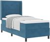 vidaXL Boxspringbett mit Kopfteil Blau 80 x 200 cm Samt 3341982 Bild 2