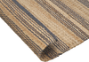 Teppich Jute beige grau 160 x 230 cm Streifenmuster Kurzflor zweiseitig BUDHO Bild 5