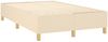 vidaXL Boxspringbett mit Matratze & LED Creme 120x200 cm Stoff, Härtegrad: H2 [3135586] Bild 5