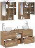 vidaXL Badezimmerschrank-Set 5 pcs Artisan-Eiche 50 x 14,5 x 70 cm 3406686 Bild 3