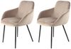 Stuhl Cobain 825 2er-Set Taupe Bild 1