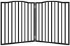 vidaXL 2-tlg. Hundetor Faltbar Schwarz 160 cm Pappelholz 352226 Bild 4