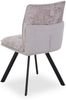Polsterstuhl HARPER HARARE LBH 61x47x86 cm grau Esszimmerstuhl Freischwinger Schwingstuhl Bild 2