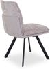 Polsterstuhl HARPER HARARE LBH 61x47x86 cm grau Esszimmerstuhl Freischwinger Schwingstuhl Bild 3