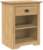vidaXL Nachttisch BODO Honigbraun 53 x 38,5 x 67 cm Holzwerkstoff 42023478 Bild 2