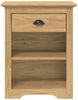 vidaXL Nachttisch BODO Honigbraun 53 x 38,5 x 67 cm Holzwerkstoff 42023478 Bild 4