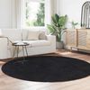 vidaXL Teppich Shaggy Hochflor NAVARRA Schwarz 200x200 cm Polyester 4102918 Bild 3