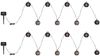 LED Solar Lichterkette, 16x Kugel, Flammen-Effekt, L 200 cm Bild 2