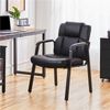 Yaheetech 2er Set Bürostühle, Kunstleder & Metallgestell, 64 x 68,5 x 91,5 cm, Schwarz Bild 2