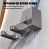 Refined Living Organizer für Haartrockner, Wandhalterung Haartrockner Halterung Haartrocknerhalter, (Praktisches Wandregal für Föhn-Badezimmer Aufbewahrung, mit Großem Stauraum Aluminium, Rutschfeste Halterung,Ohne Bohren) Bild 4