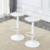 2er-Set Barhocker B 40,5 x T 40,5 x H 82-104 cm aus Kunststoff/Metall, höhenverstellbar Bild 4