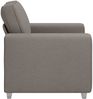 vidaXL Sofa-Sessel Taupe 100 cm Stoff 4105213 Bild 4