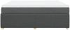 vidaXL Boxspringbett mit Matratze Dunkelgrau 200x200 cm Stoff 3285596 Bild 5