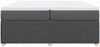 vidaXL Boxspringbett mit Matratze Dunkelgrau 200x200 cm Stoff 3285596 Bild 4