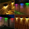 Ophy LED Solarleuchte LED Solar Deckleuchten (farbwechselnd) – warmweiß & Color Glow, IP65 wasserdicht – für Zaun, Pfosten & Garten Bild 3