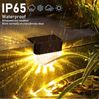 Ophy LED Solarleuchte LED Solar Deckleuchten (farbwechselnd) – warmweiß & Color Glow, IP65 wasserdicht – für Zaun, Pfosten & Garten Bild 4