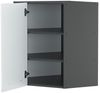 Eckhängeschrank Fame-Line Weiß Hochglanz 57 cm Vicco Bild 4