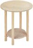 Mueblear 21000 gazte Tisch rund Holz ohne Nagellack, Holz, Sans Vernis, 45x55 cm Bild 1