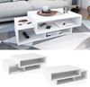 Couchtisch Bari Weiß 105 x 60 cm Vicco Bild 2
