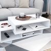 Couchtisch Bari Weiß 105 x 60 cm Vicco Bild 5