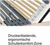 Matratzen Perfekt elektrischer Lattenrost, 42 Leisten Motorrahmen, mit Notabsenkung, 140x200 cm Bild 5