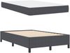 vidaXL Bettrahmen mit Matratze Dunkelgrau 120 x 190 cm Stoff 3399111 Bild 5