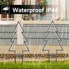SALCAR XXL 3D LED Gartenstecker Tannenbaum 60cm Bild 4