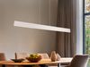 Höhenverstellbare LED Pendelleuchte GALWAY dimmbar, Hellgrau Breite 150cm Bild 1
