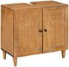 vidaXL Badezimmermöbel-Set mit Schubladen 4 pcs Braun Holzwerkstoff 3310068 Bild 3