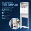 CASARIA® Waschmaschinenschrank Umbauschrank für Waschmaschine 63cm Breit Weiß Bild 3