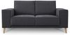 OTTO home 2-Sitzer Oland Skandi, weicher Chenille-Stoff, 164 cm, Wellenunterfederung, Skandi-Design, Massivholzfüße Bild 2